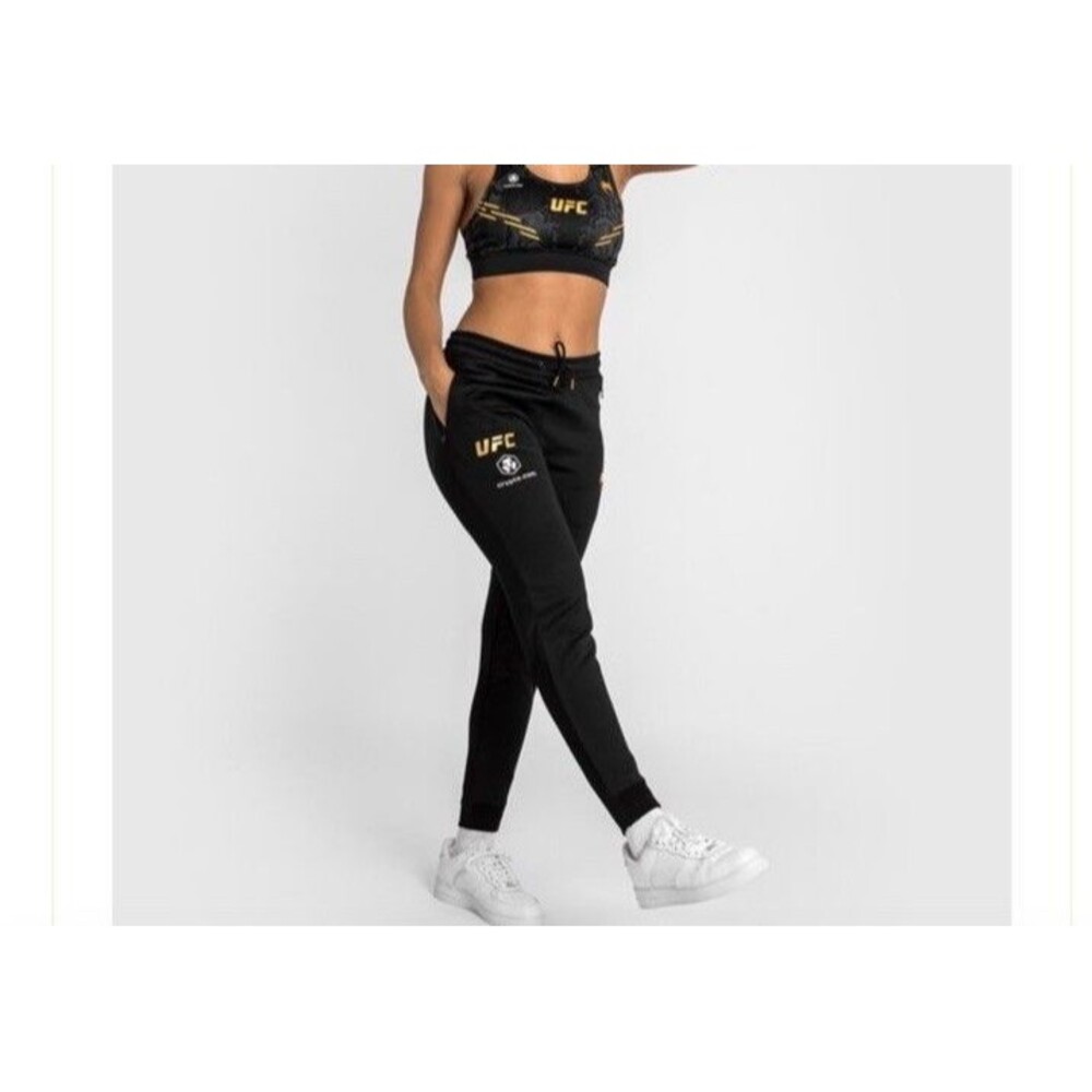 Women’s Walkout Pants UFC Adrenaline by Venum Authentic Fight Night - Black/Gold